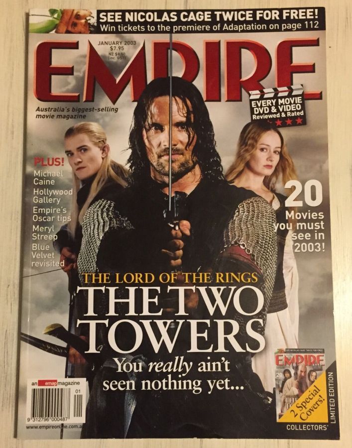 EMPIRE (Au) magazine side cover  January 2003