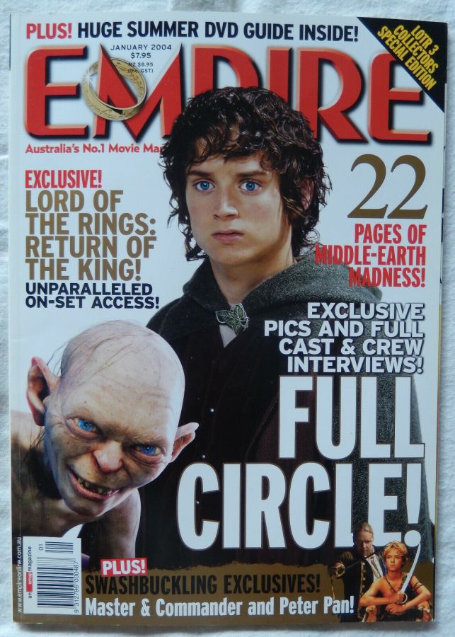EMPIRE (Au) magazine side cover Issue 34  January 2004