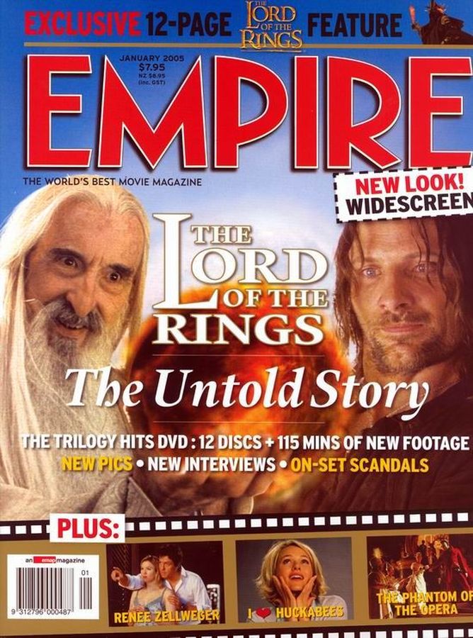 EMPIRE (Au) magazine side cover Issue 46  January 2005