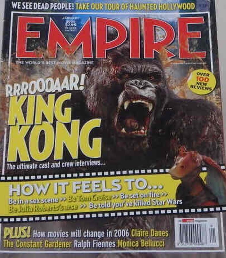 EMPIRE (Au) magazine side cover Issue 58  January 2006