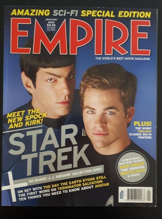 EMPIRE (Au) magazine side cover Issue 94  January 2009