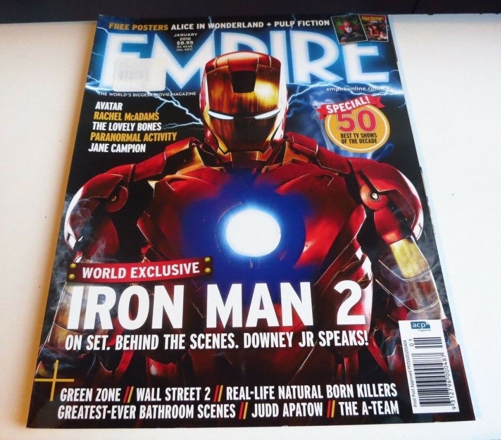 EMPIRE (Au) magazine side cover Issue 106  January 2010