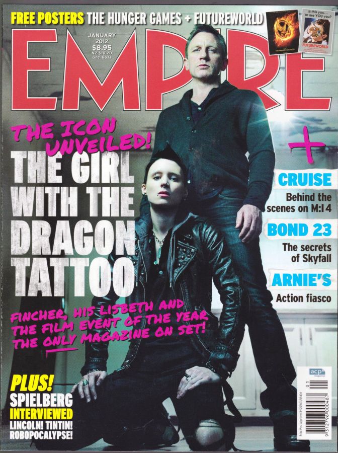 EMPIRE (Au) magazine side cover Issue 130  January 2012