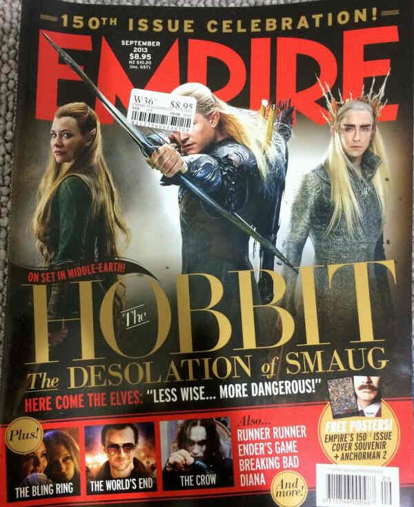 EMPIRE (Au) magazine side cover  September 2013