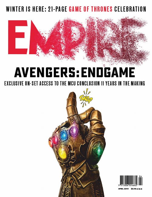 EMPIRE (Au) magazine side cover Issue 197  April 2019