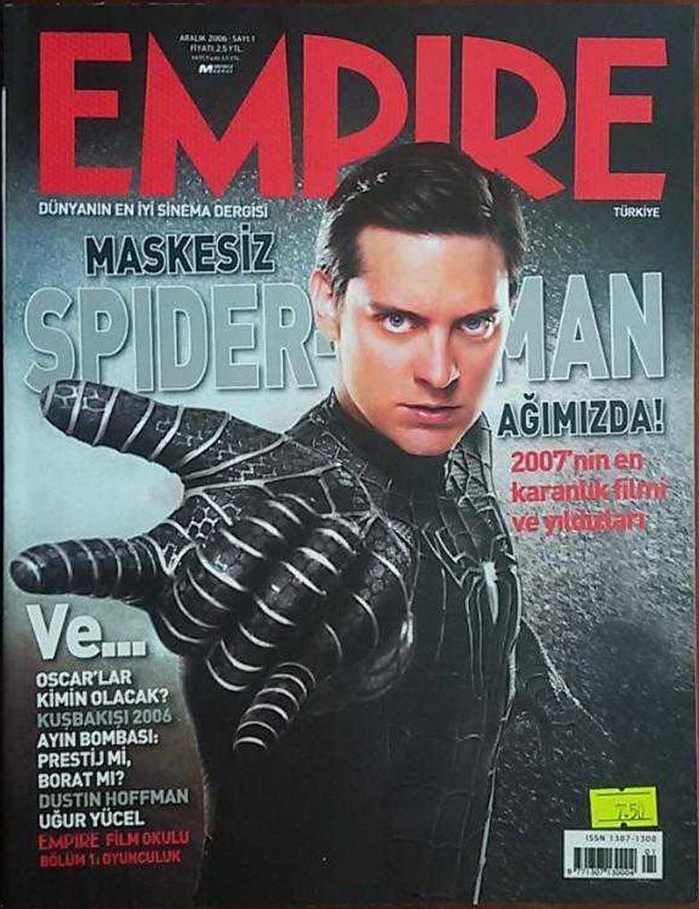 EMPIRE TURKEY magazine side cover  December 2006