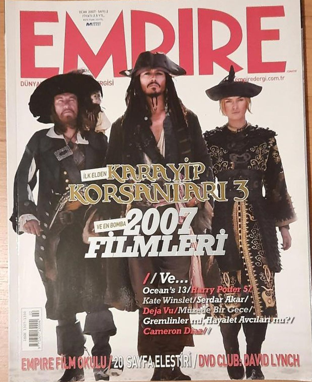 EMPIRE TURKEY magazine side cover  January 2007