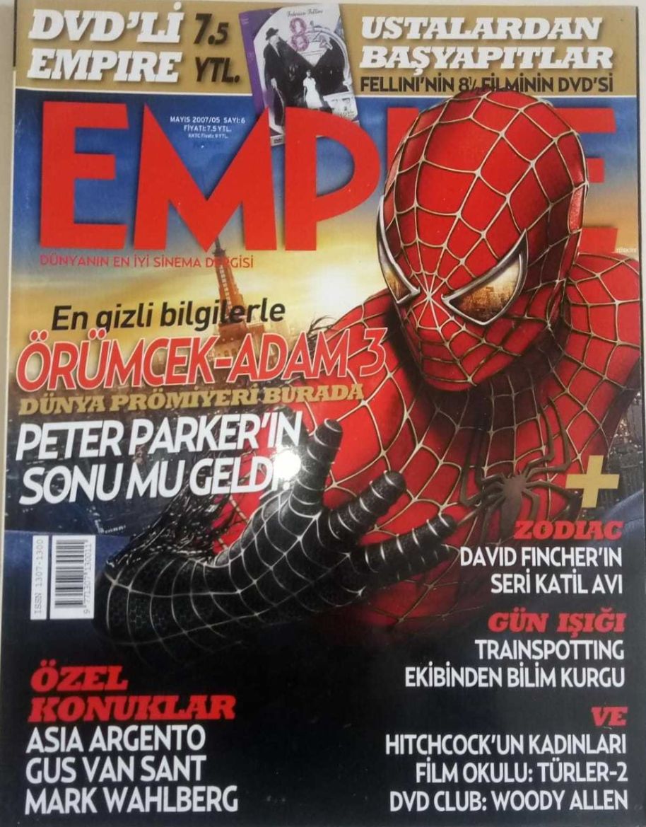 EMPIRE TURKEY magazine side cover  May 2007