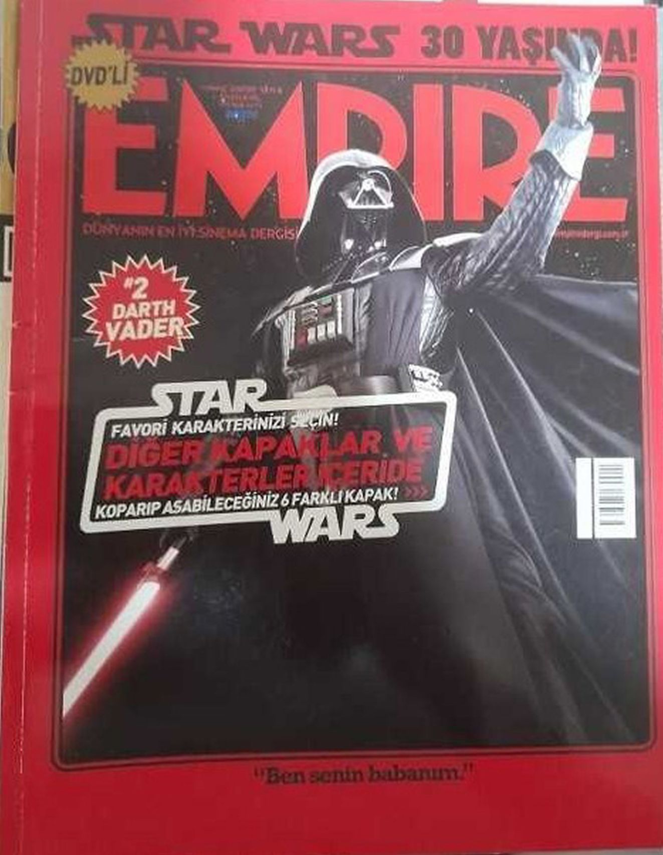EMPIRE TURKEY magazine side cover  July 2007