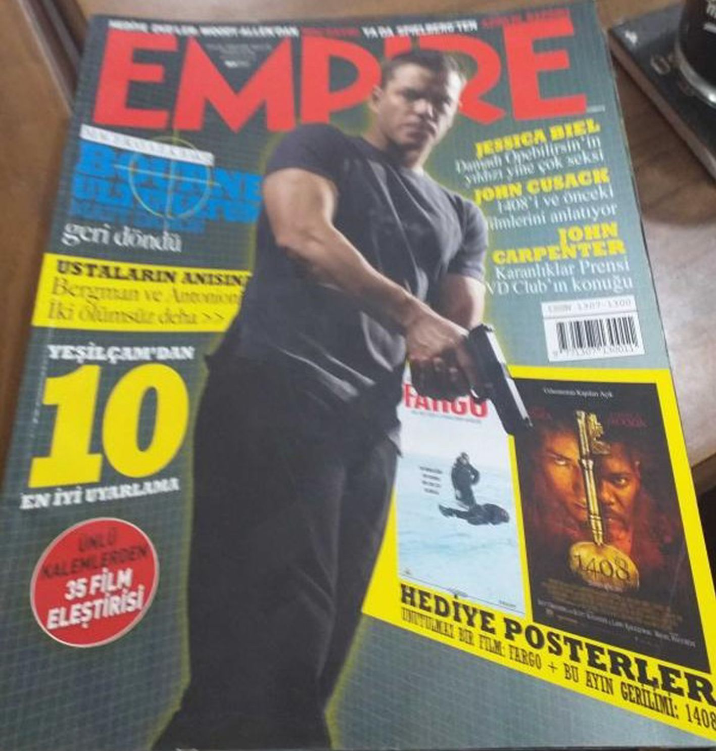 EMPIRE TURKEY magazine side cover  September 2007