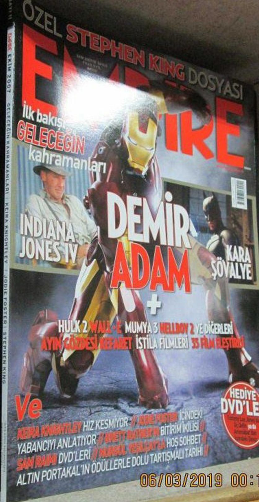 EMPIRE TURKEY magazine side cover  October 2007