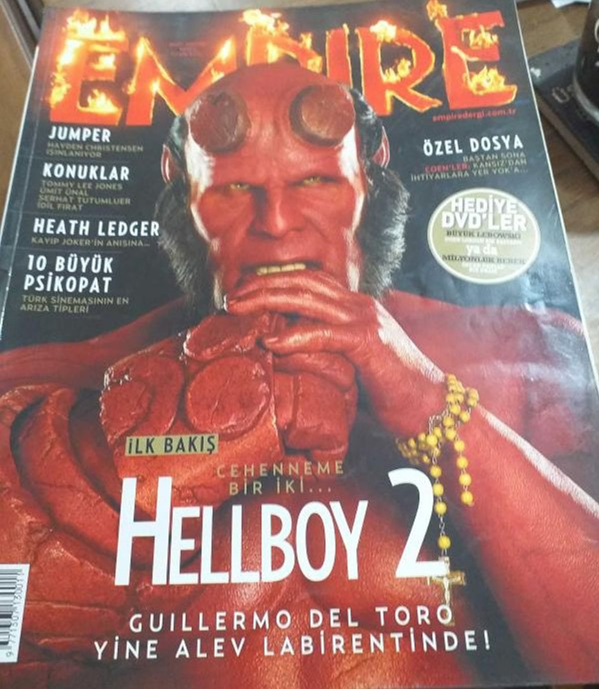 EMPIRE TURKEY magazine side cover  March 2008