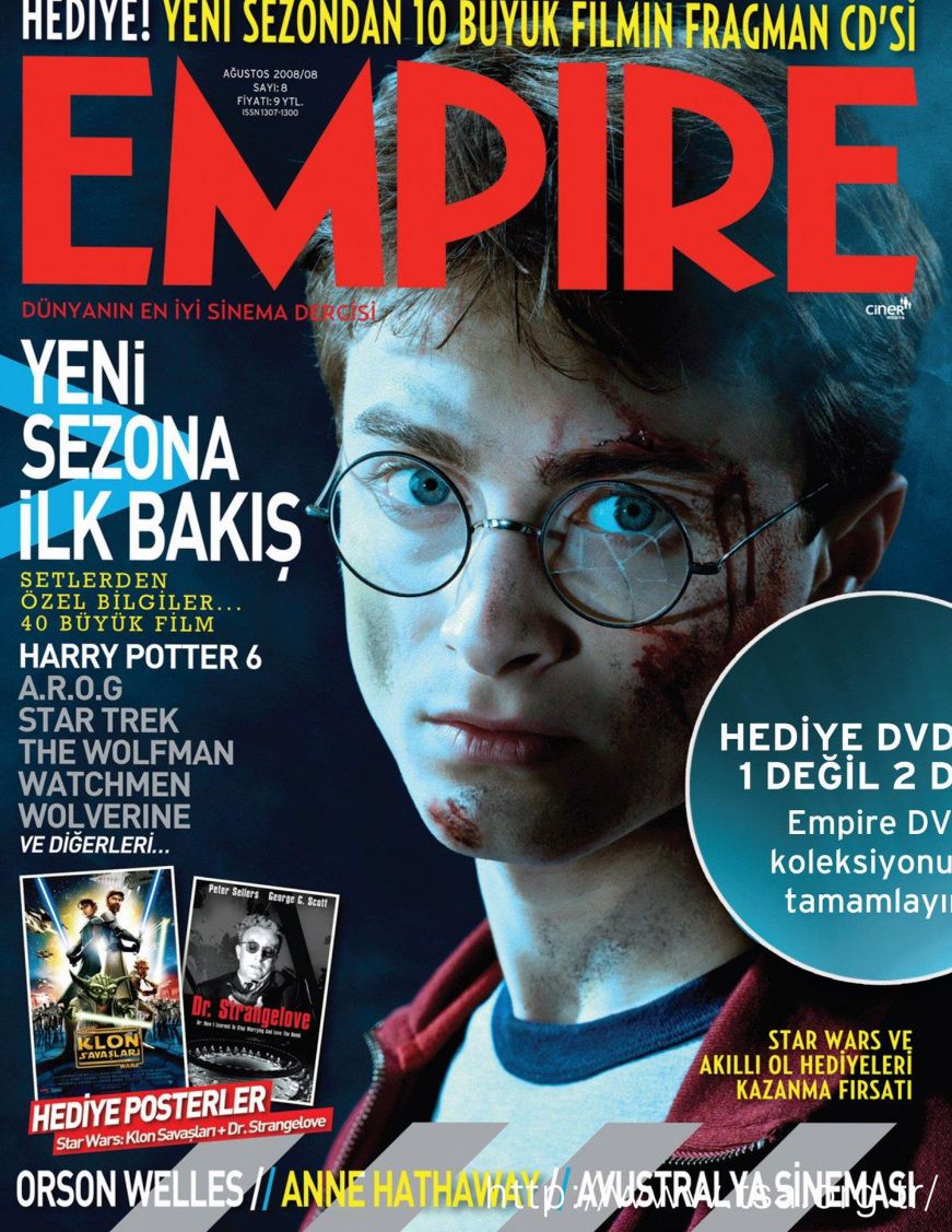 EMPIRE TURKEY magazine side cover  August 2008