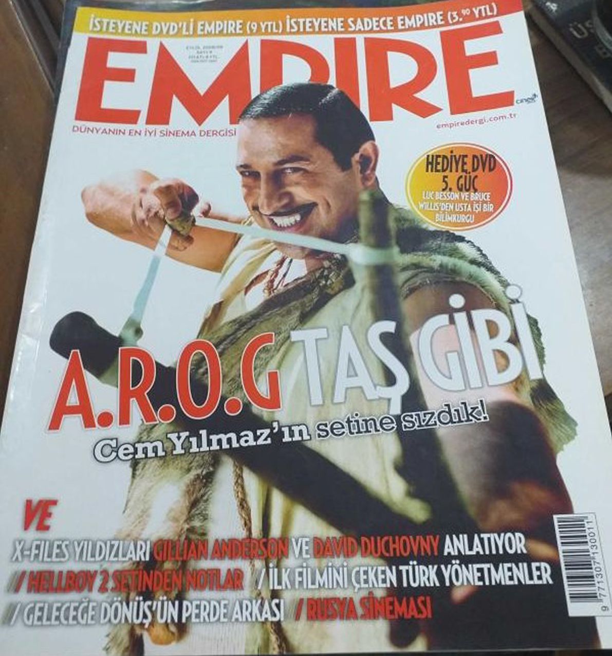 EMPIRE TURKEY magazine side cover  September 2008
