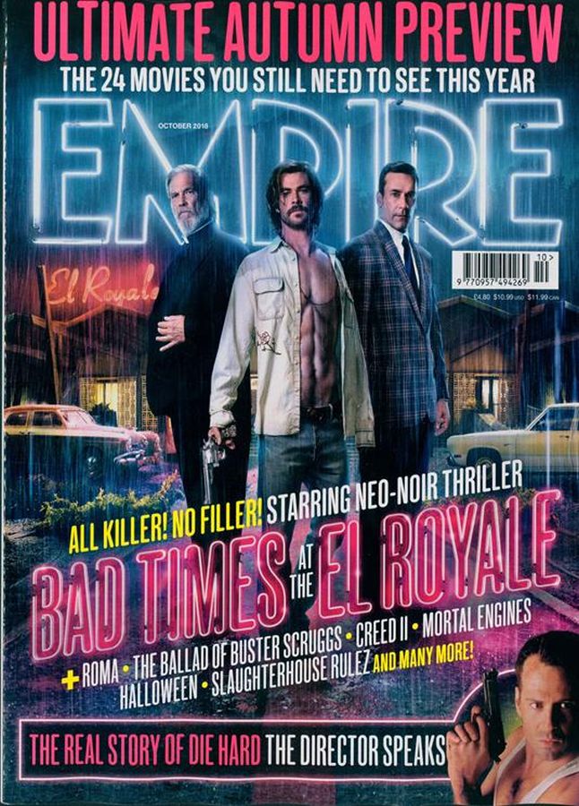 EMPIRE magazine side cover Issue 354  October 2018