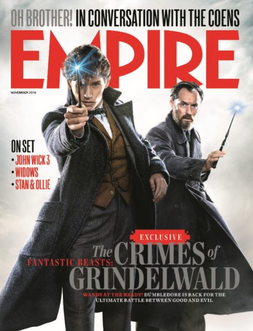 EMPIRE magazine side cover Issue 355  November 2018