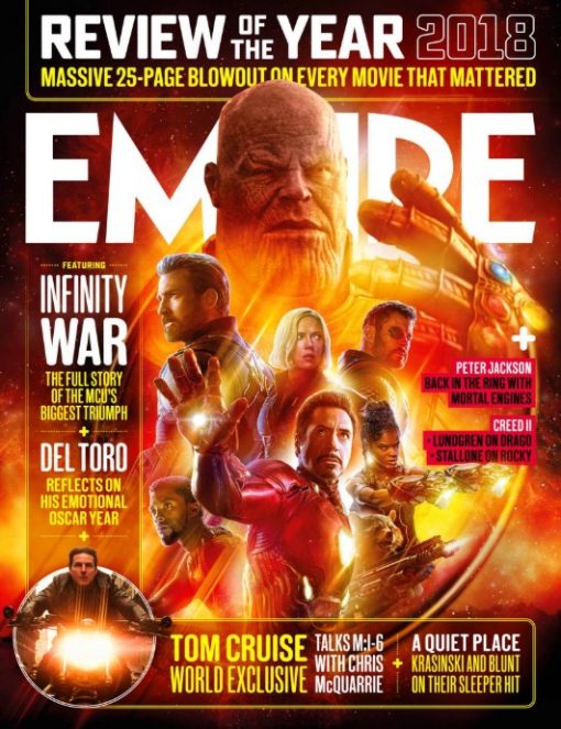 EMPIRE magazine side cover Issue 356  December 2018