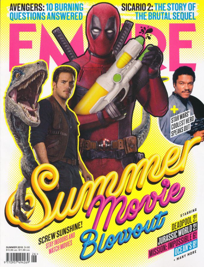 EMPIRE magazine side cover Issue 350 Summer 2018
