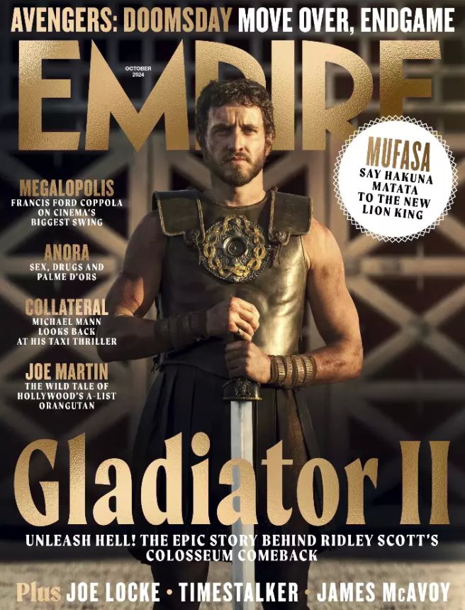 EMPIRE magazine side cover Issue 432  October 2024