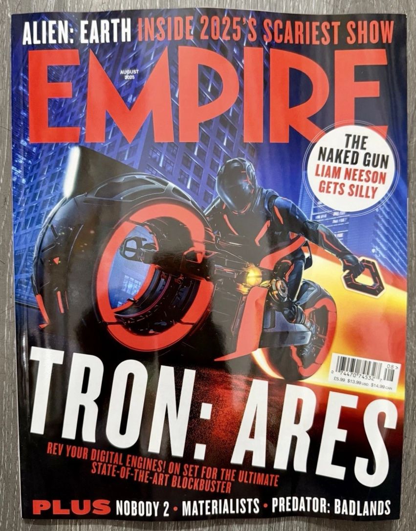 EMPIRE magazine side cover  August 2025