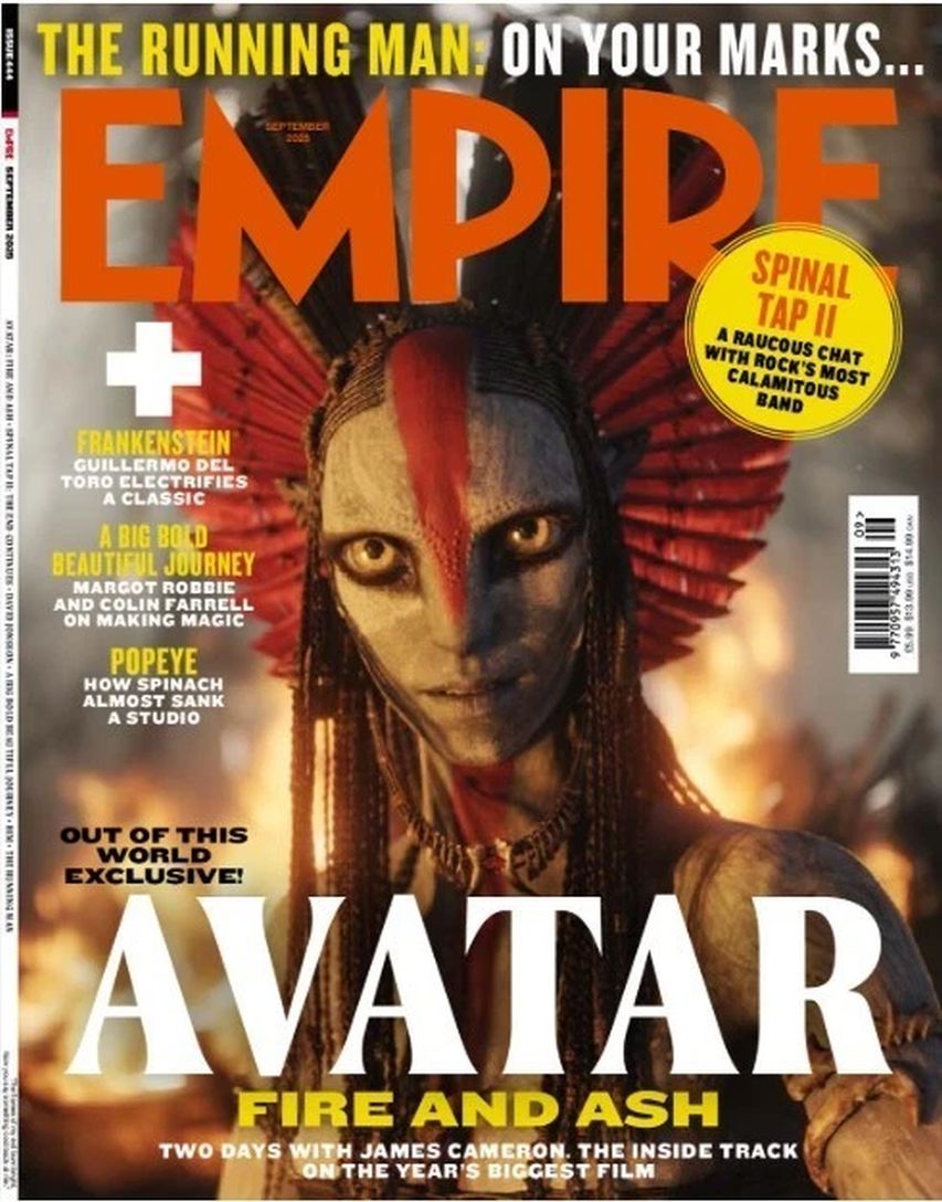 EMPIRE magazine side cover  September 2025
