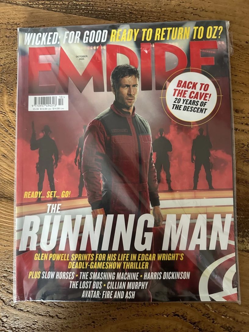 EMPIRE magazine side cover  October 2025