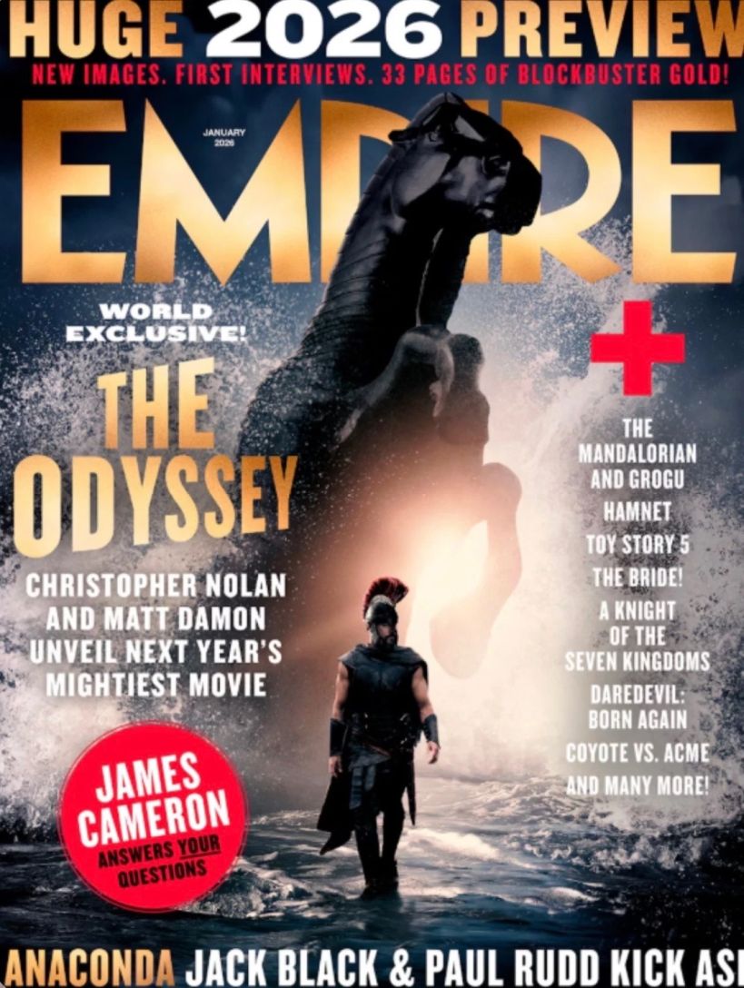 EMPIRE magazine side cover  January 2026