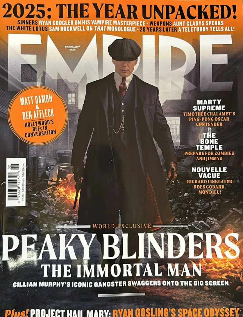 EMPIRE magazine side cover  February 2026