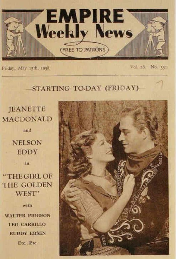 EMPIRE WEEKLY NEWS magazine side cover  Vol 28 # 331 13 May 1938