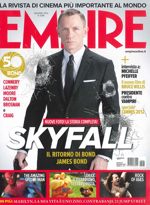 EMPIRE (It) magazine side cover Issue 7  June 2012
