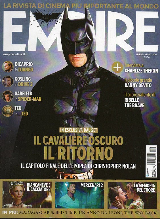 EMPIRE (It) magazine side cover Issue 8  July/August 2012