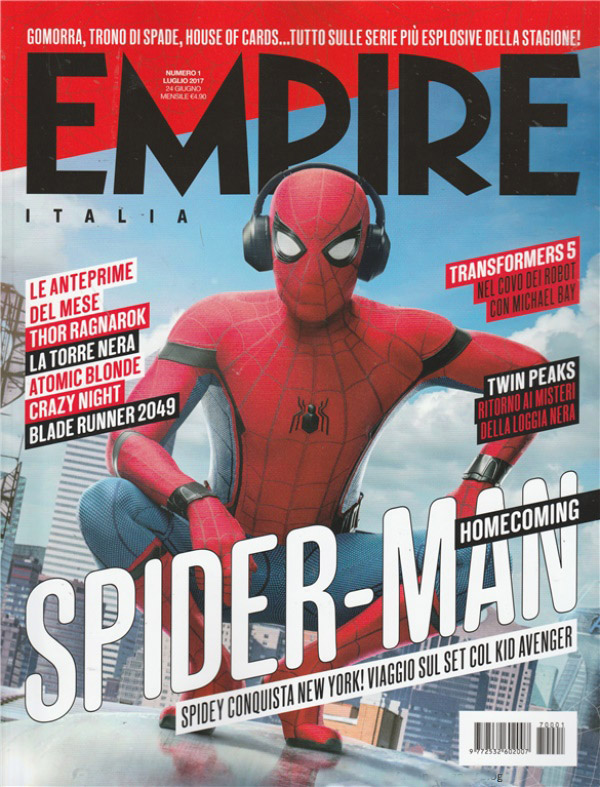 EMPIRE (It) magazine side cover Issue 1  July 2017