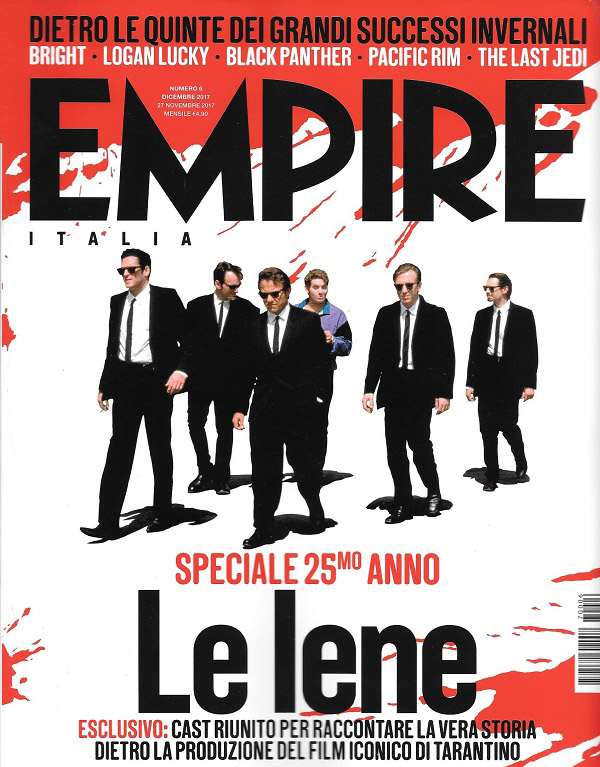 EMPIRE (It) magazine side cover Issue 6  December 2017