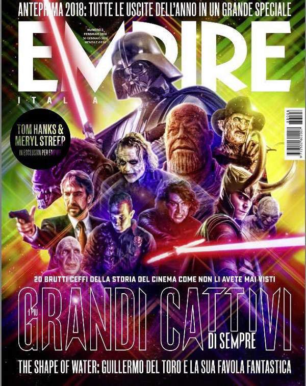EMPIRE (It) magazine side cover Issue 8  February 2018