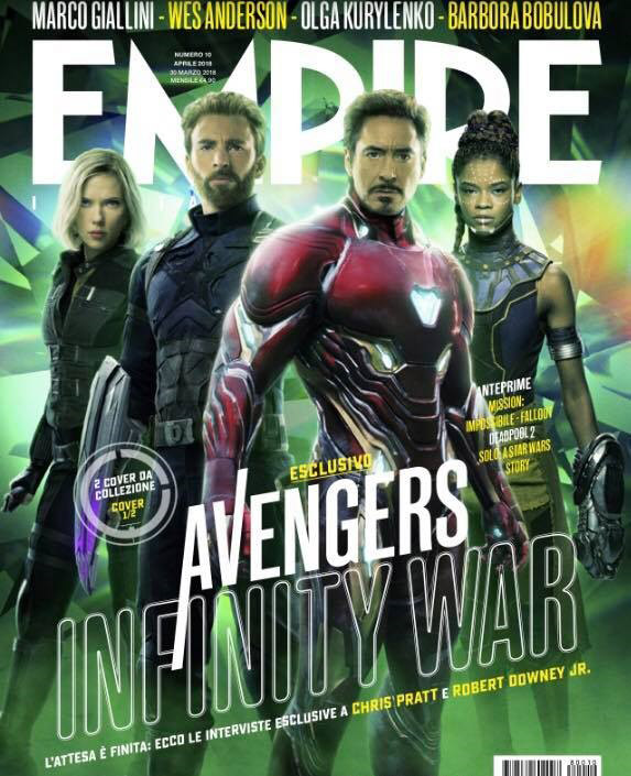 EMPIRE (It) magazine side cover Issue 10  April 2018