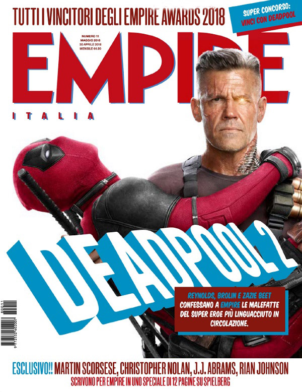 EMPIRE (It) magazine side cover Issue 11  May 2018