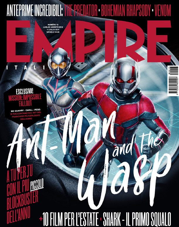 EMPIRE (It) magazine side cover Issue 13  July/August 2018