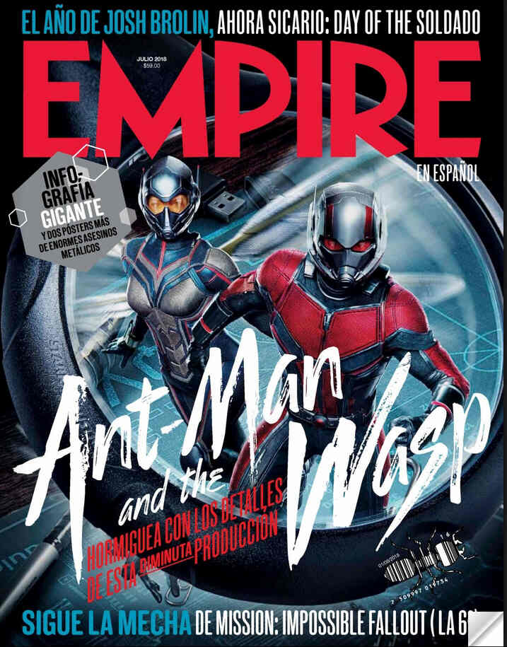 EMPIRE (Mx) magazine side cover  July 2018