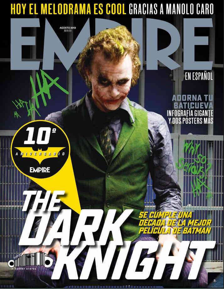 EMPIRE (Mx) magazine side cover  August 2018