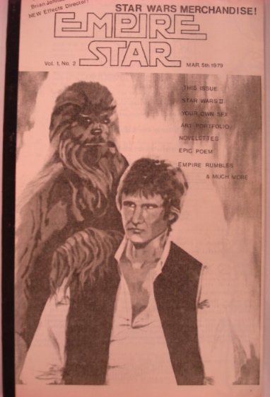 EMPIRE STAR magazine side cover Issue 2 5 March 1979