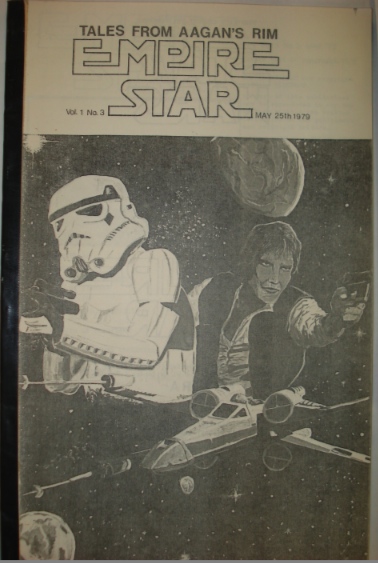 EMPIRE STAR magazine side cover Issue 3 25 May 1979
