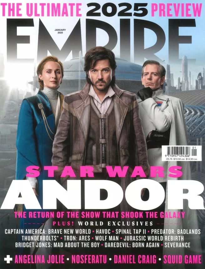 EMPIRE magazine side cover Issue 435  January 2025