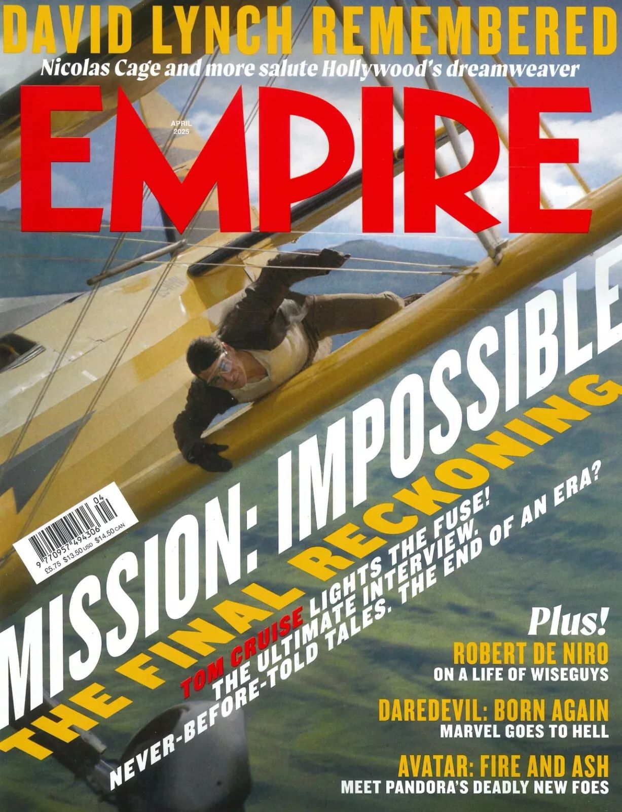 EMPIRE magazine side cover Issue 438  April 2025
