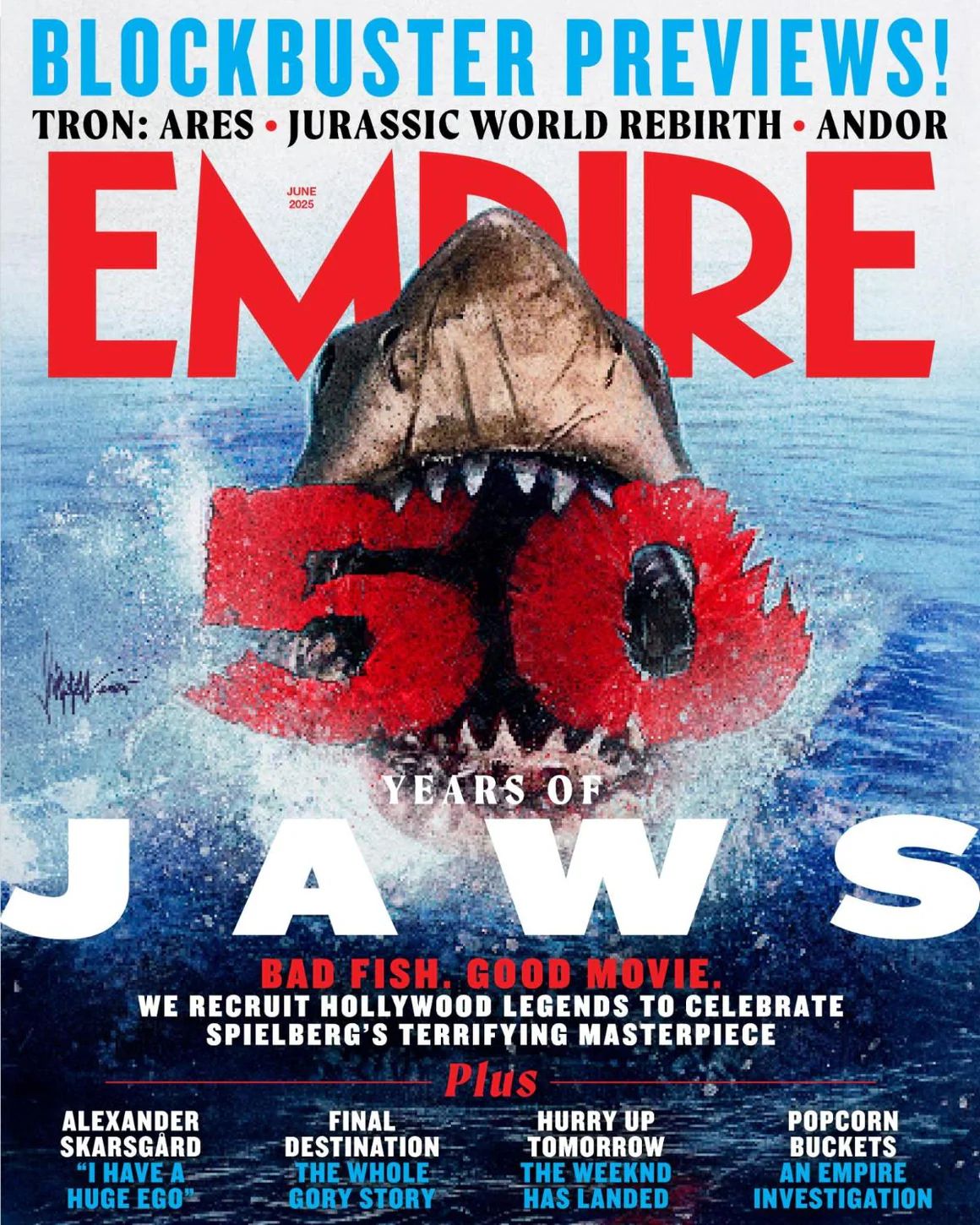 EMPIRE magazine side cover Issue 440  June 2025