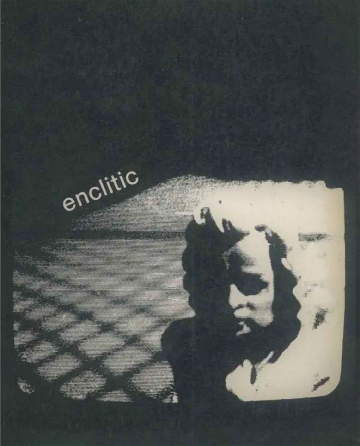ENCLITIC magazine side cover Fall 1982