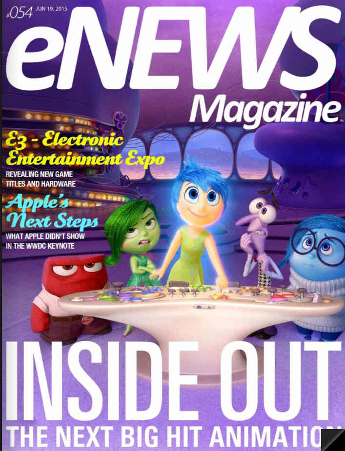ENEWS MAGAZINE magazine side cover Issue 54 19 June 2015