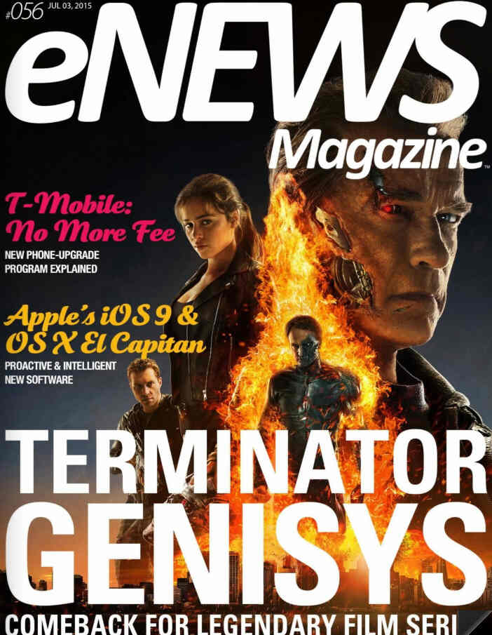 ENEWS MAGAZINE magazine side cover Issue 56 3 July 2015