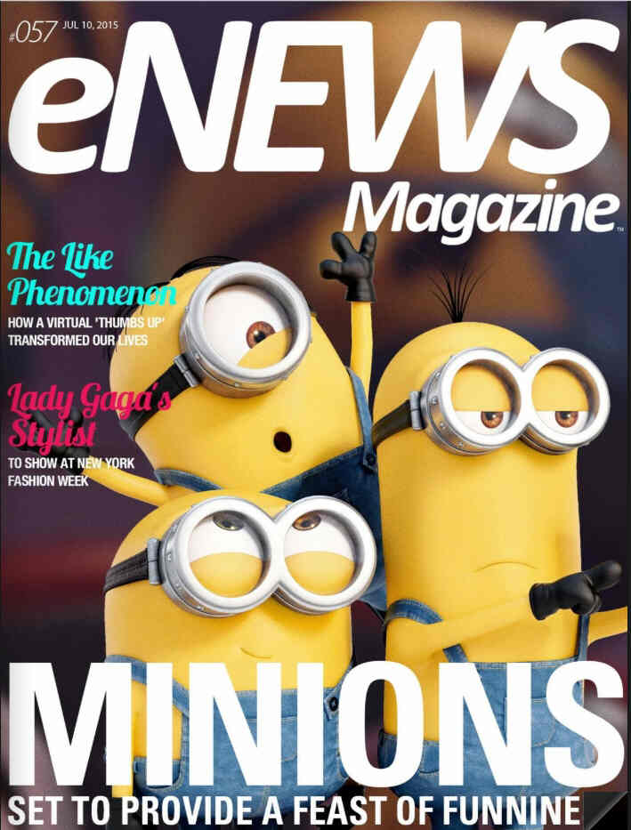 ENEWS MAGAZINE magazine side cover Issue 57 10 July 2015