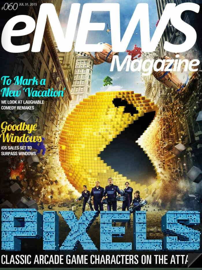 ENEWS MAGAZINE magazine side cover Issue 60 31 July 2015