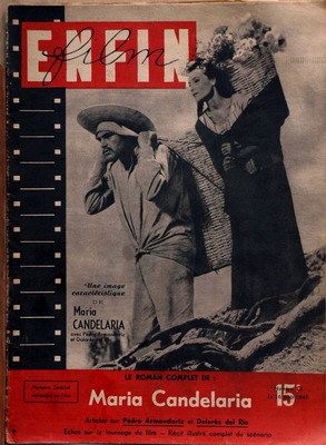 ENFIN FILM magazine side cover 16 January 1947